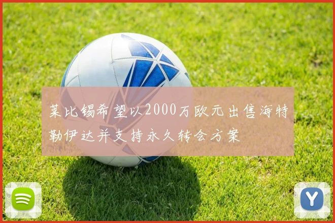 莱比锡希望以2000万欧元出售海特勒伊达并支持永久转会方案